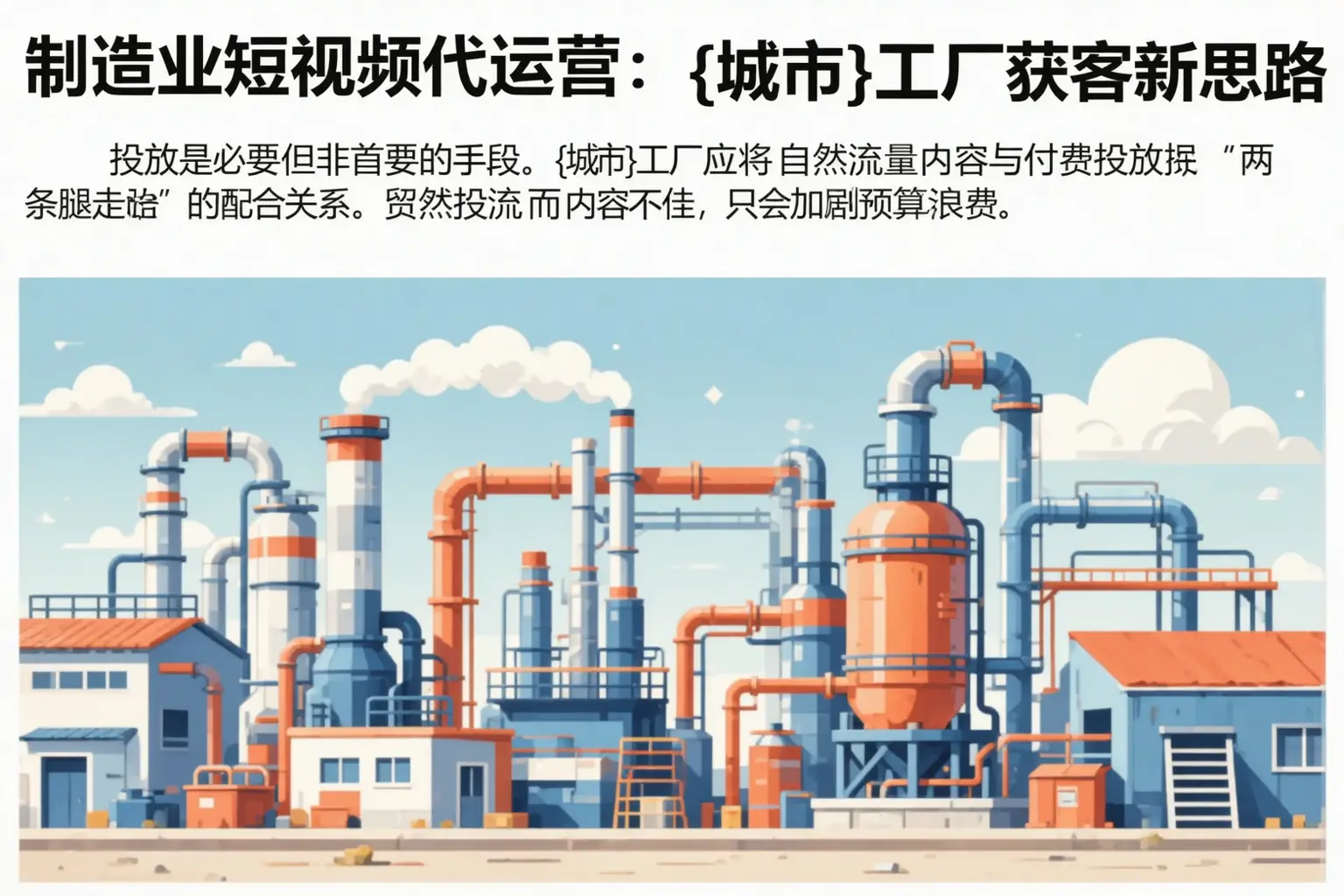 制造业短视频代运营:泰安工厂获客新思路