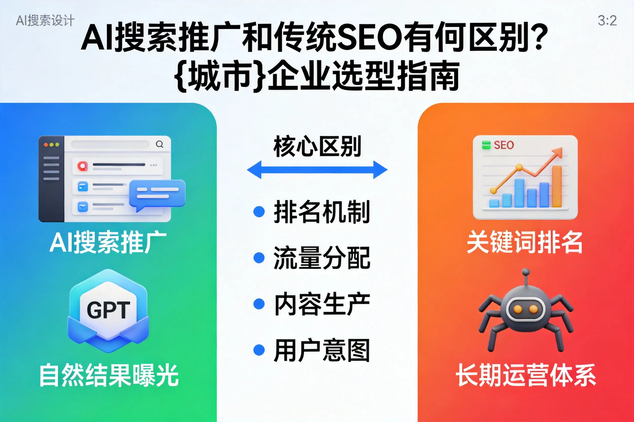 AI搜索推广和传统SEO有何区别？泰安企业选型指南
