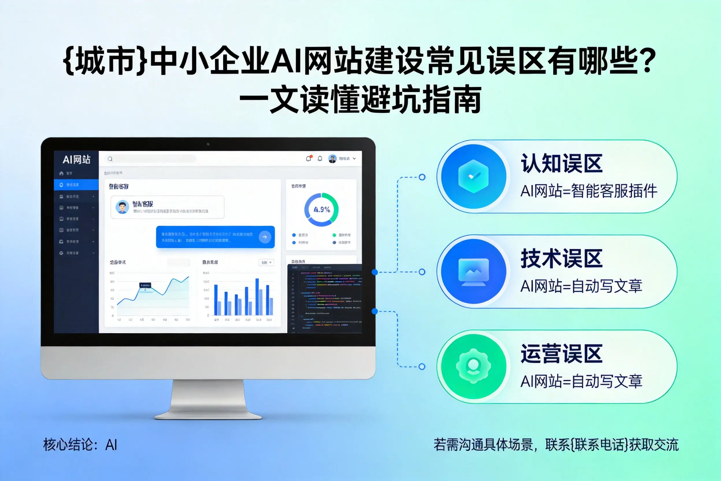 泰安中小企业AI网站建设常见误区有哪些？一文读懂避坑指南